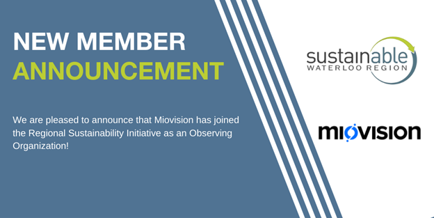 Welcoming Miovision to the Regional Sustainability Initiative
